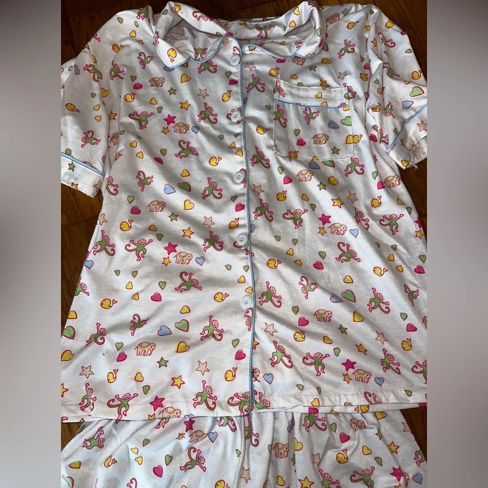 Monkey pajama set - Picture 2 of 3